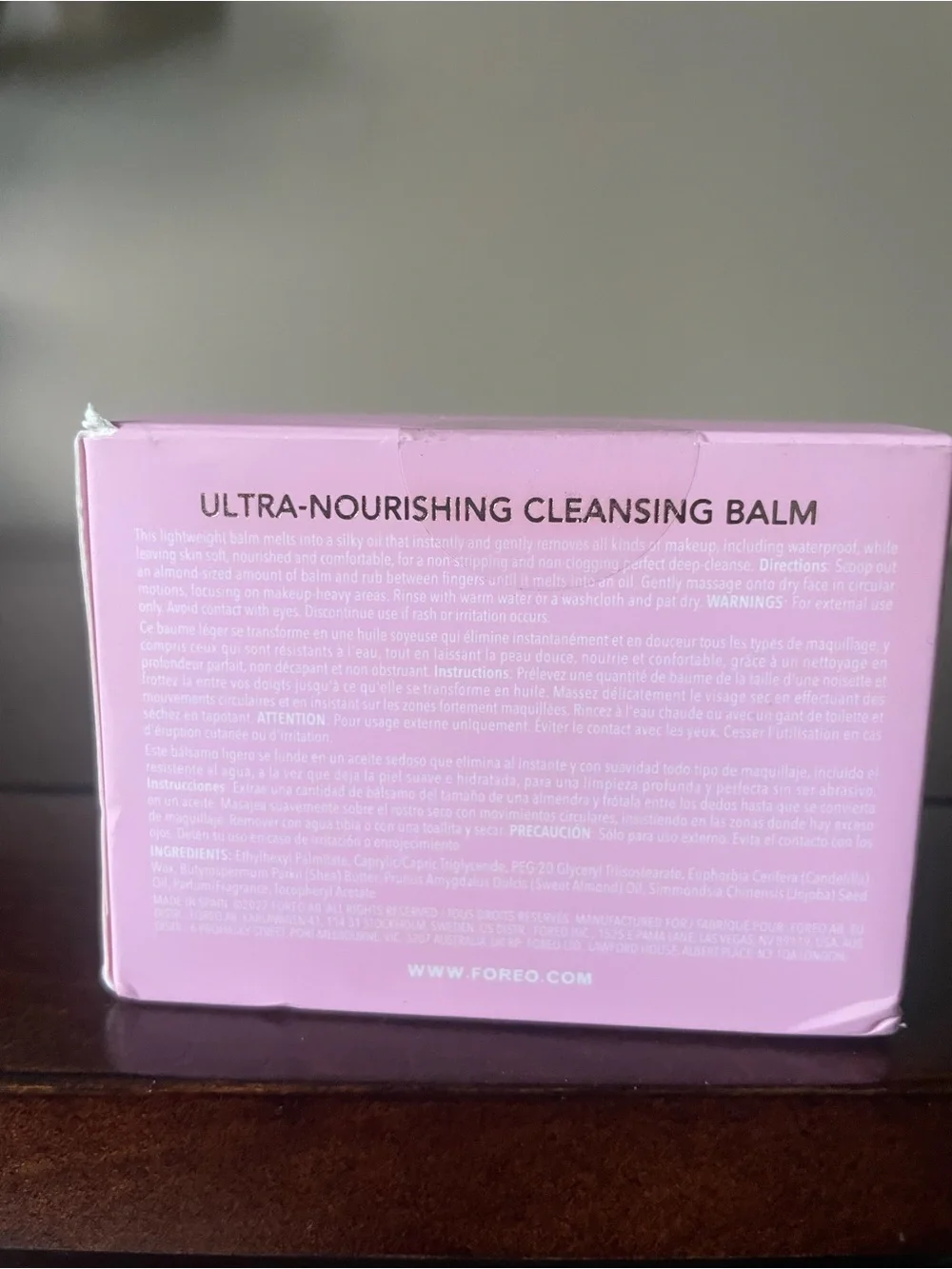 FOREO LUNA Nourishing Cleansing Balm 2.5 fl oz 04/2026 NEW Sealed